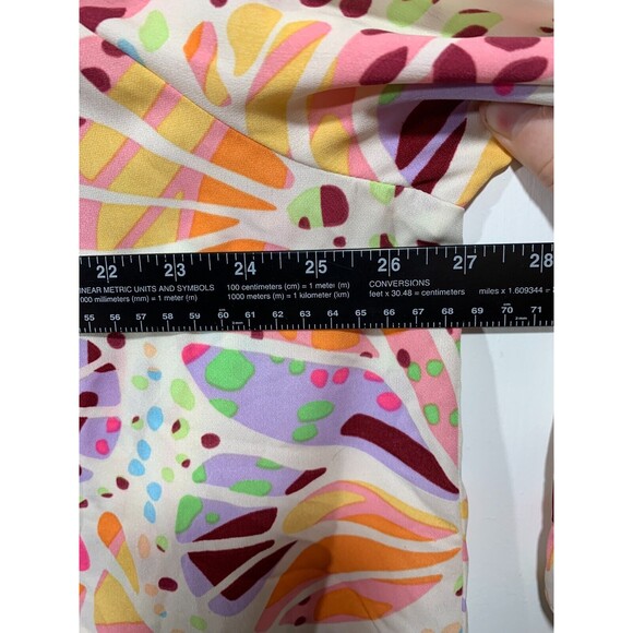 Oddi 1XL Multicolor Colorful Billow Ruffle Long Sleeve Blouse Bohemian Design - Picture 10 of 14